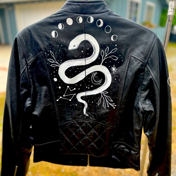 Swift Inspired Leather Jacket - Picture 6 of 9